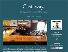 Tablet Screenshot of castawayscapecod.com